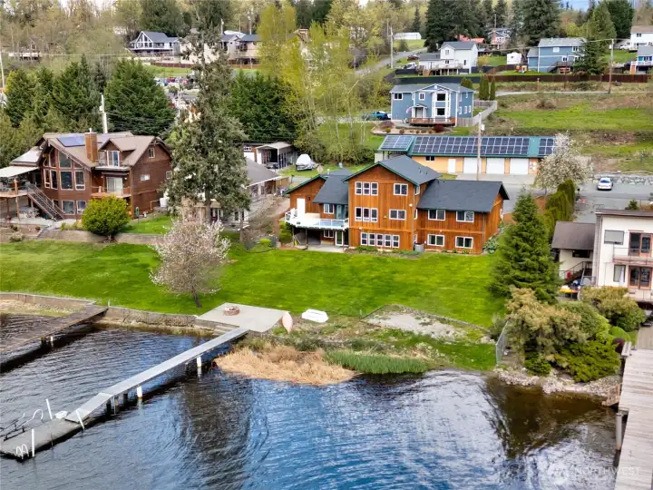 Nearly 1/2 an acre of waterfront living