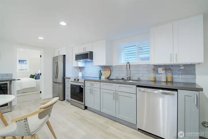 The ADU with its own kitchen