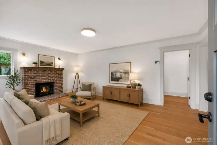 Living Room - Virtually Staged