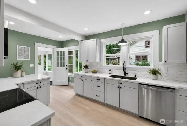 Kitchen Area - Virtually Staged