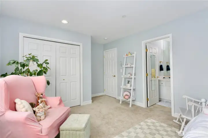 2nd bedroom next to primary suite on top floor