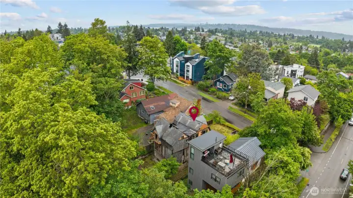 Overhead view