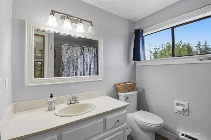 2nd main floor bedroom private bathroom