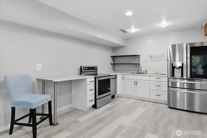 Lower level kitchen