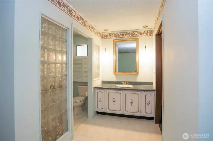 Primary suite ¾ bath.