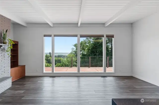 Looking South, from Kitchen