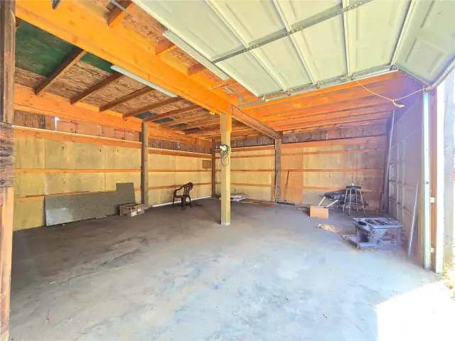 Lot D Barn/Garage Interior