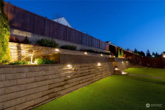 No expense has been spared in creating this back yard oasis!