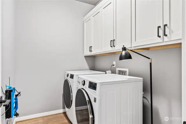 Full size lower level utility room!