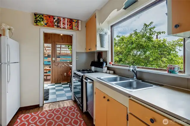 ~looking through kitchen