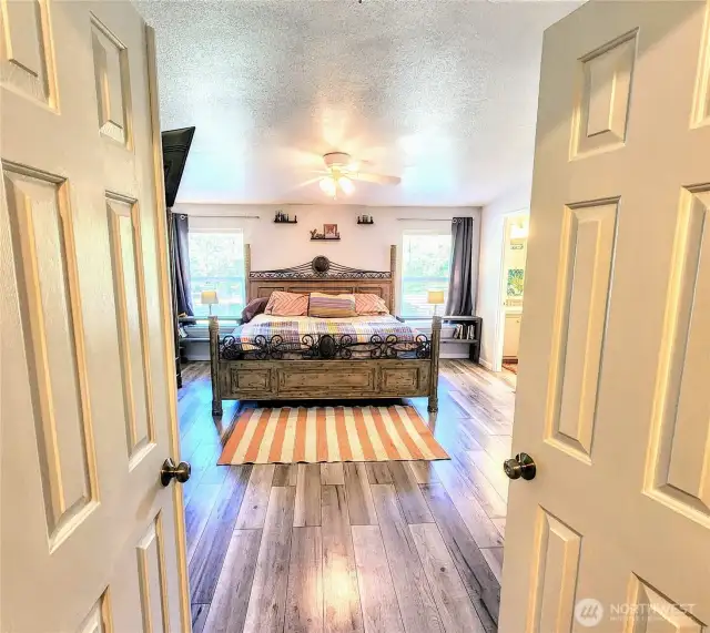 French door entry to Primary suite.