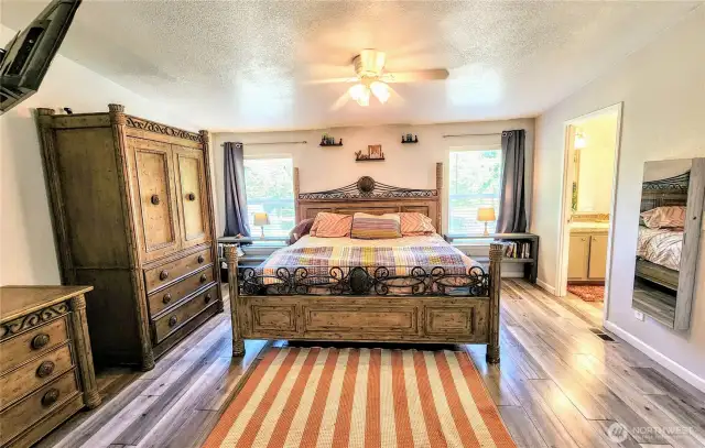 Spacious and bright Primary suite.