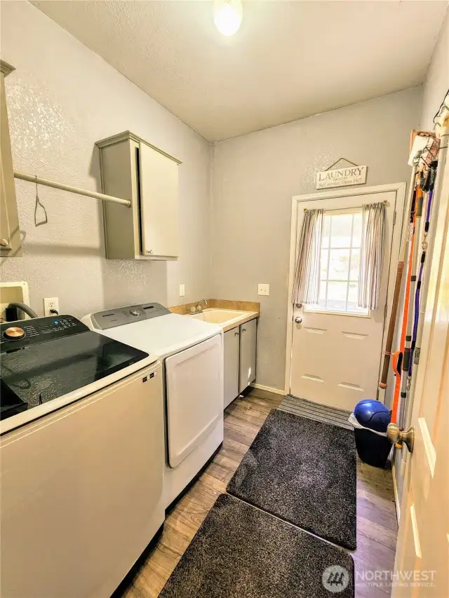 Laundry room.  Washer and dryer stay!