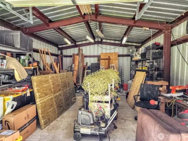 Built to last with steel trusses.