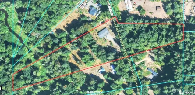 Aerial of the entire property.