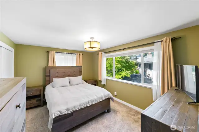 Owner's suite with lots of light and space.