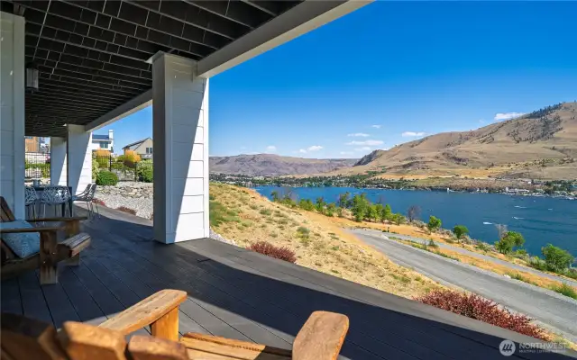 View from the deck right off the second ensuite bedroom.