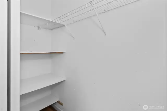 Large primary closet