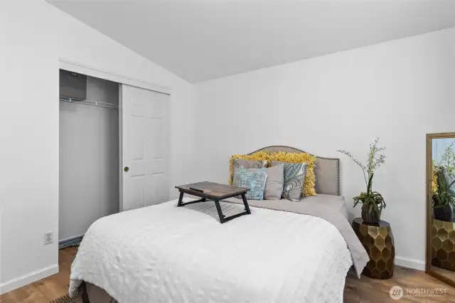 Bedroom 2 with large closet