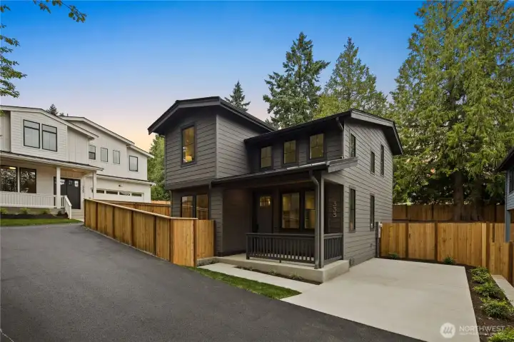 Photos of model home with similar floor plan