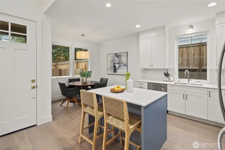 Photos of model home with similar floor plan