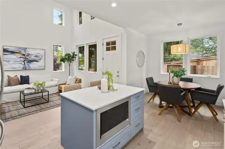 Photos of model home with similar floor plan