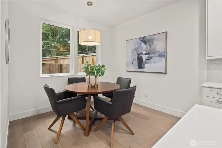 Photos of model home with similar floor plan