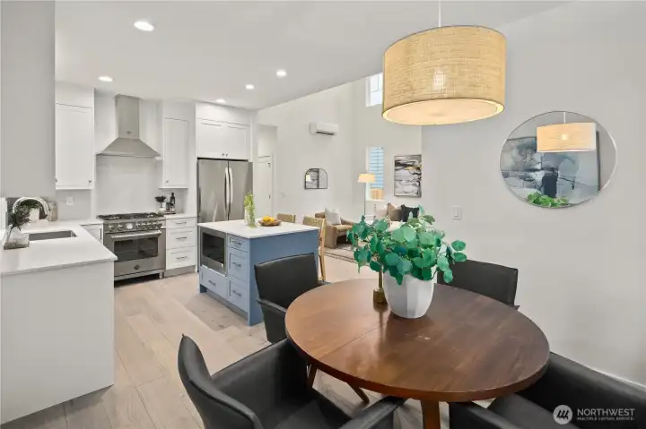 Photos of model home with similar floor plan