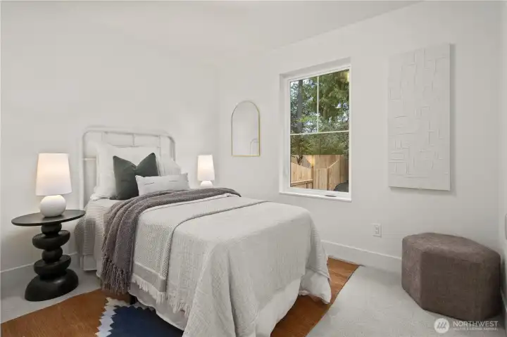 Photos of model home with similar floor plan