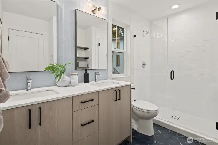 Photos of model home with similar floor plan