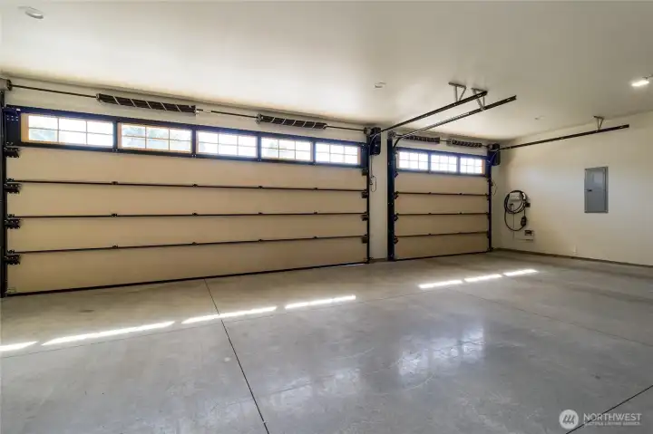 Transom Garage Door Windows for Natural Light