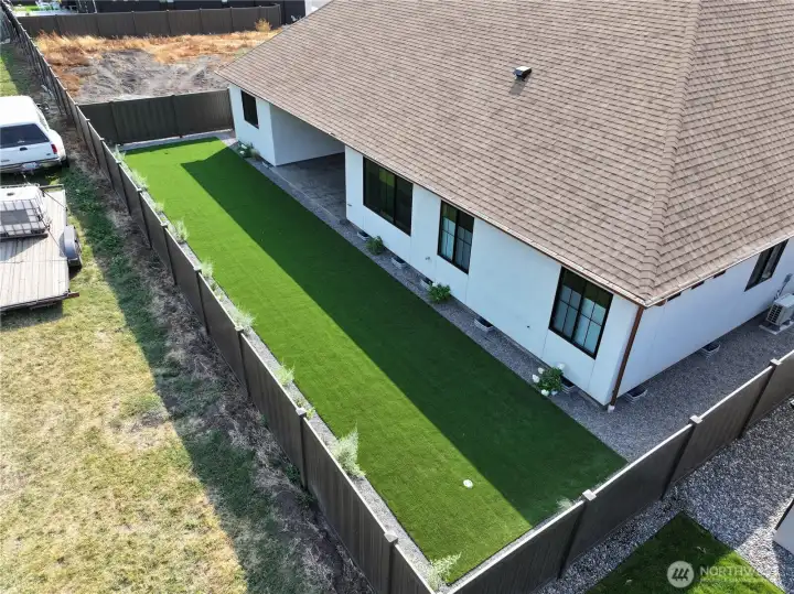 Fully Fenced Backyard