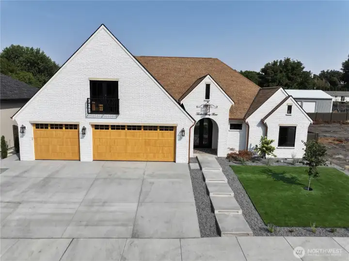 Three Car Garage w/Electric Car Charging