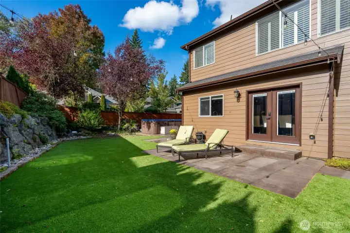 Beautiful backyard oasis