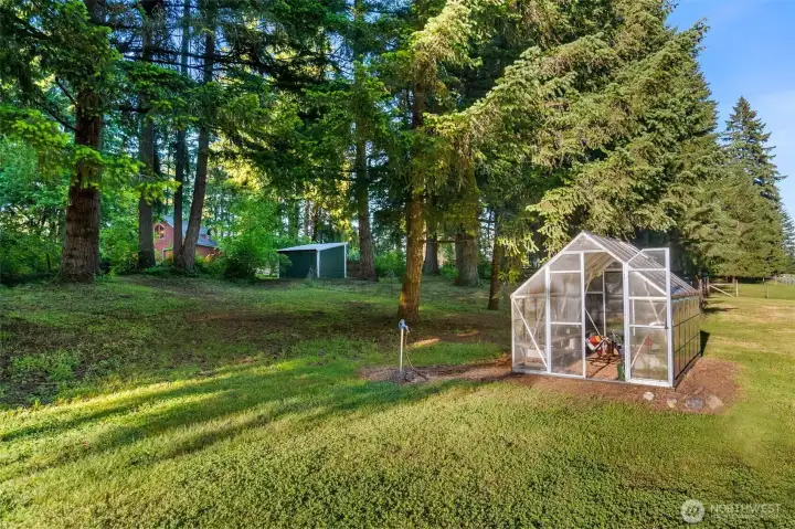 Lots of garden space