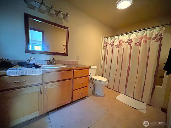 Full Bath off laundry room