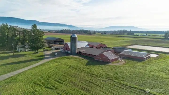 SE view with mountains and hills