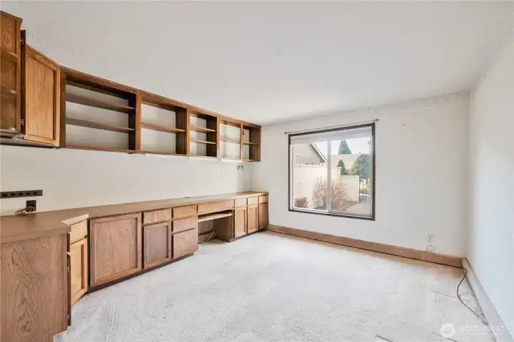 Bedroom currently being used as office