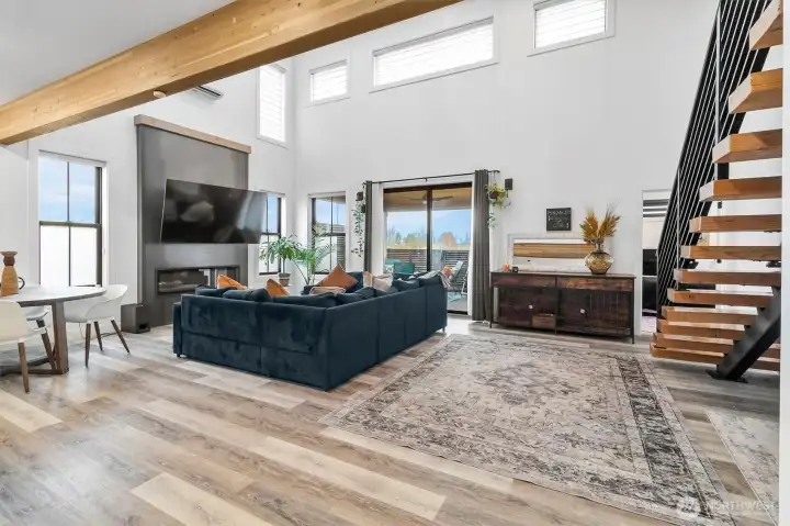 Patio off living room