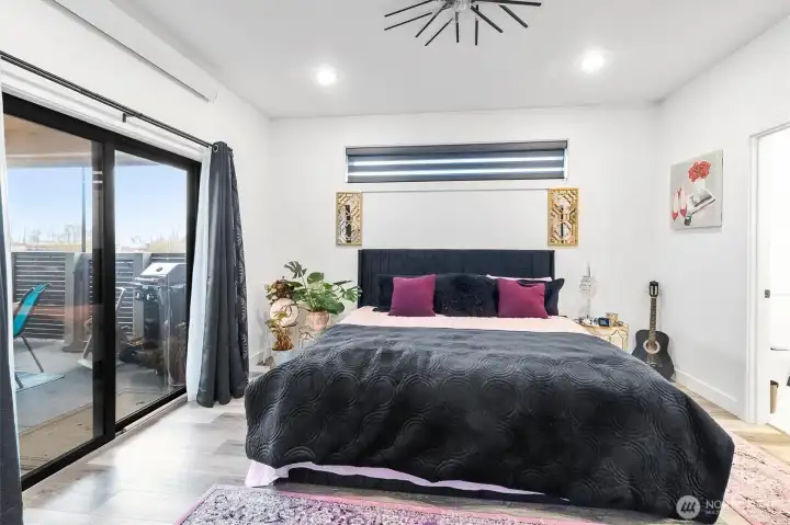 Spacious Primary Bedroom with Patio access