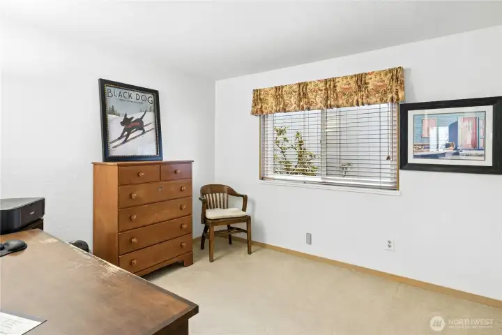 Second bedroom with large closet to the right