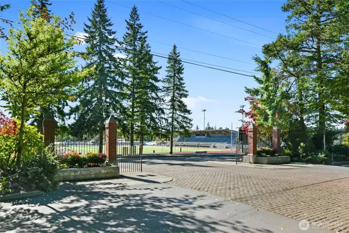 Viking Park located next to the North Kitsap High School