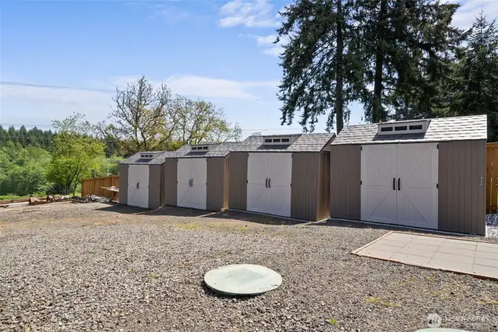 Storage sheds convey!