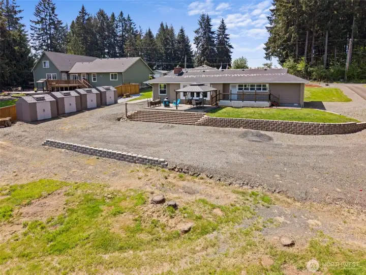View of home (zinc is on roof)