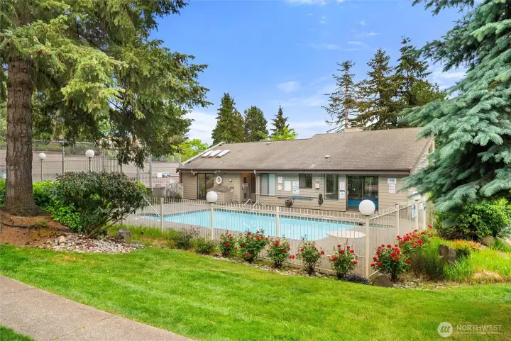 Soak up the sunshine this Summer in the heated pool.