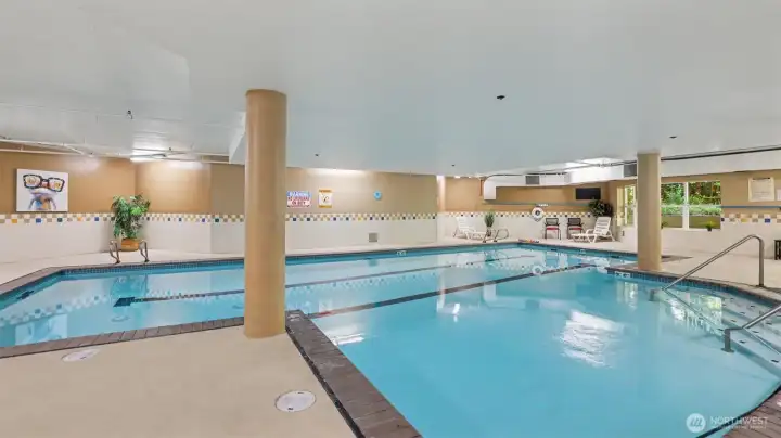 Large Pool, hot tub in not in photo