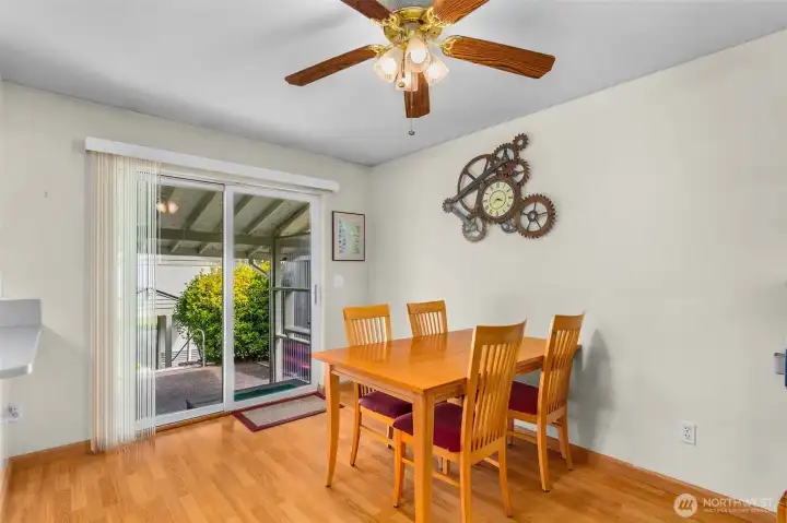 Dining room with Patio and BBQ access