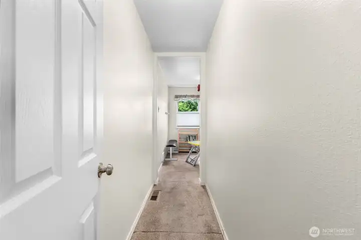 Hallway from the Master to the Master Walk-in Closet/bonus room