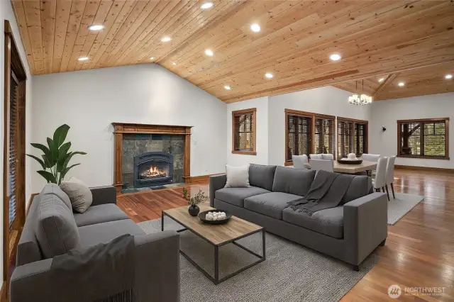 Virtually Staged living room