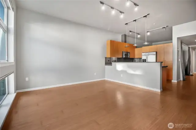 Nicely sized living area.